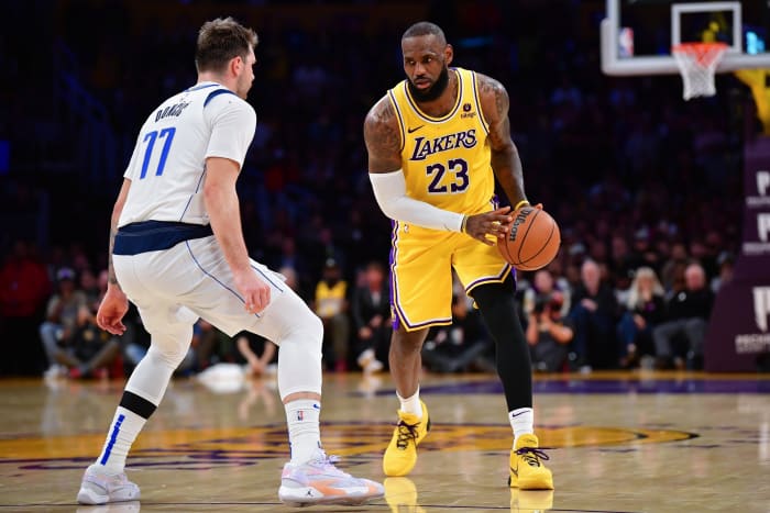 LeBron James, Los Angeles Lakers, Dallas Mavericks, Luka Doncic